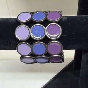 Big Bold Chunky Enamel Stretch Bracelet Gorgeous